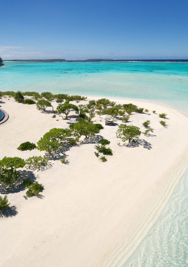 Swimming pool at The brando on the private island of Tetiaroa c Tahiti Tourisme