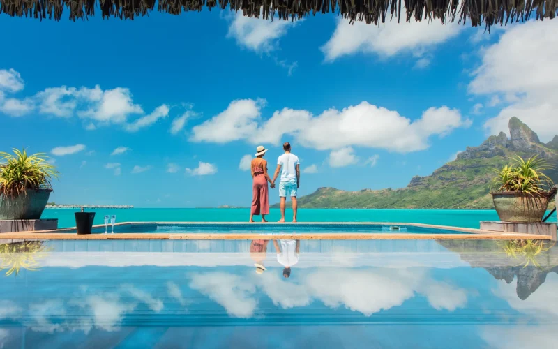Romance à Bora Bora © Grégoire Le Bacon