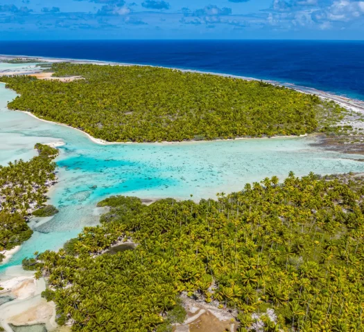 Aerial view of Fakarava © Michael Runkel